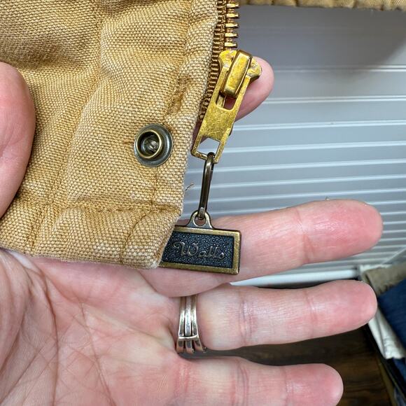 Walls Blizzard Pruf Insulated & Quilted Barn /Chore Coat with Corduroy Collar - Picture 9 of 12